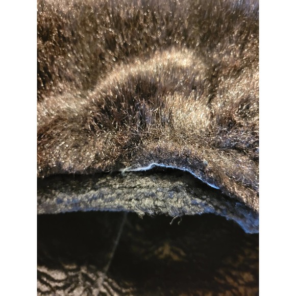 🖤 Vintage 60s Faux Fur Coat - Picture 11 of 13